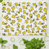 Woodstock Classic Design Pattern Geschirrtuch (Gefaltet)