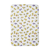 Woodstock Fun Pattern Badematte (Vorderseite Vertikal)