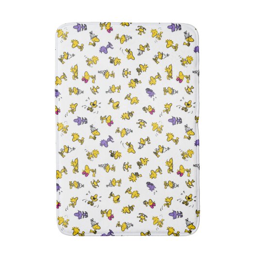 Woodstock Fun Pattern Badematte (Vorderseite Vertikal)