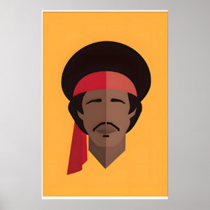 Woodstock inspirierter originaler Ikonendesign-Dru Poster