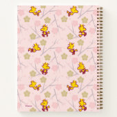 Woodstock Pink Cherry Blossom Pattern Notizblock (Rückseite)