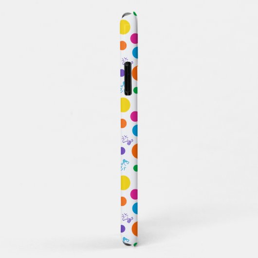 Woodstock Rainbow Polka Dot Pattern Case-Mate iPhone Hülle (Hinten/Rechts)