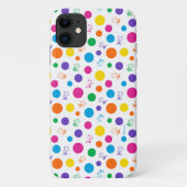 Woodstock Rainbow Polka Dot Pattern Case-Mate iPhone Hülle (Rückseite)