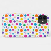Woodstock Rainbow Polka Dot Pattern Case-Mate iPhone Hülle (Rückseite (Horizontal))