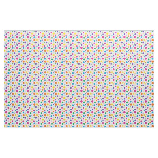 Woodstock Rainbow Polka Dot Pattern Stoff (Yard (91,4 cm))