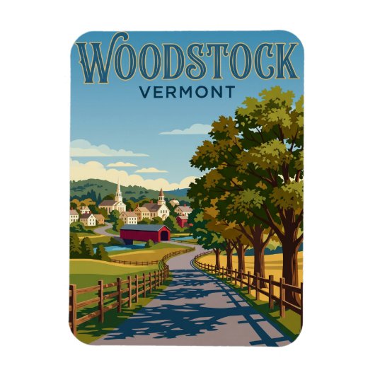 Woodstock USA Magnet (Vertikal)