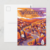 Woodstock USA Postkarte (Vorne/Hinten)