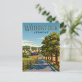 Woodstock USA Postkarte (Stehend Vorderseite)
