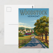 Woodstock USA Postkarte (Vorne/Hinten)