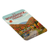 Woodstock Vermont Travel Magnet (Rechte Seite)