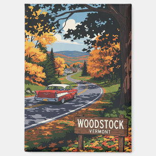 Woodstock Vermont Travel Magnet