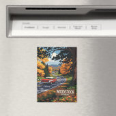 Woodstock Vermont Travel Magnet (In Situ (Geschirrspüler))