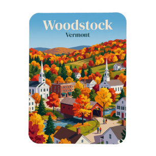 Woodstock, Vermont, USA Magnet