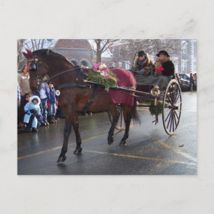 WOODSTOCK WASSAIL PARADE POSTKARTE