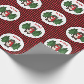 Woodsy Bär Geschenkpapier (Ecke)