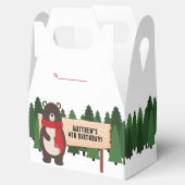 Woodsy Bär Geschenkschachtel (Geöffnet)