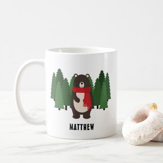 Woodsy Bär Kaffeetasse (Mit Donut)