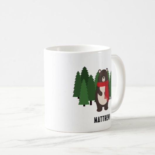 Woodsy Bär Kaffeetasse (VorderseiteRechts)