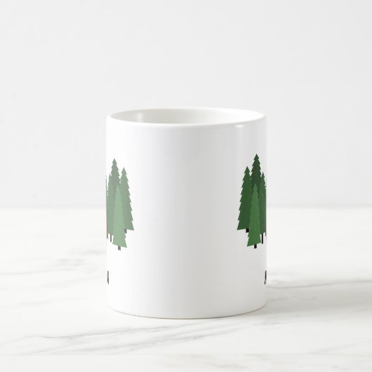 Woodsy Bär Kaffeetasse (Mittel)