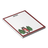 Woodsy Bär Notizblock (angewinkelt)