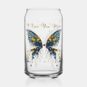 Woodsy Butterfly Can Glass Dosenglas (Vorderseite)