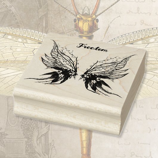 Woodsy Butterfly Gummistempel