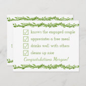 Woodsy Elegance | Hochzeitsrebe mein Trauzeuge (Vorne/Hinten)