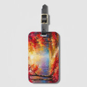 Woodsy Paradise Gepäckanhänger (Vorderseite Vertikal)