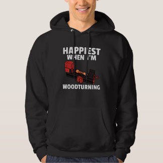 Woodturning Turning  For Carpenter Or Woodworker Hoodie