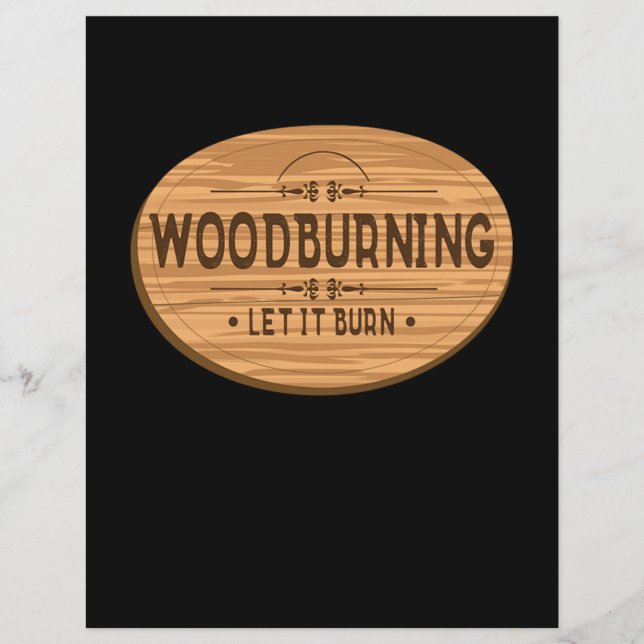 Woodverbrennung Pyrografie Branding Brenn (Vorderseite)