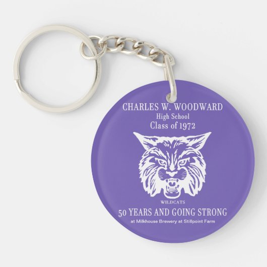 Woodward 50. Schlüsselanhänger (Vorderseite)