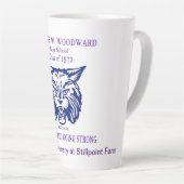 Woodward Class of 1972 50. Wiedersehen Latte Tasse (Rechte Ecke)
