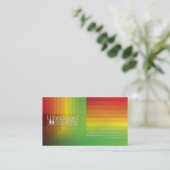 Woodward Produktions-Visitenkarte Visitenkarte (Stehend Vorderseite)