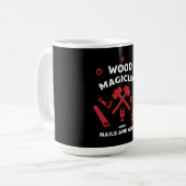 Woodworker Artisan Kaffeetasse (Vorderseite Links)