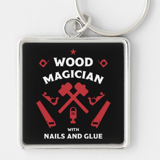 Woodworker Artisan Schlüsselanhänger (Vorne)