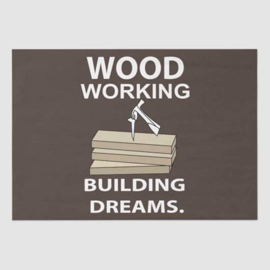 Woodworker Birthday Seidenpapier (Vorderseite)
