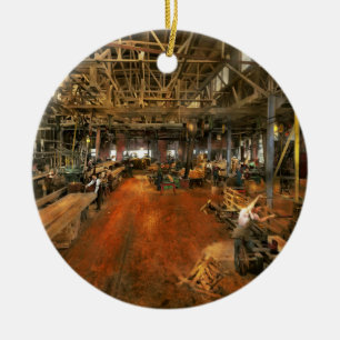 Woodworker - BrettStiff 1905 Keramik Ornament