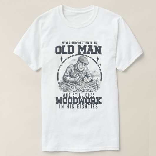 Woodworker Daily Commute Coffee – Funny Carpenter  T-Shirt (Design vorne)