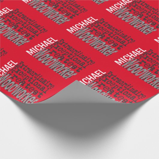 Woodworker Extraordinator Geschenkpapier (Ecke)