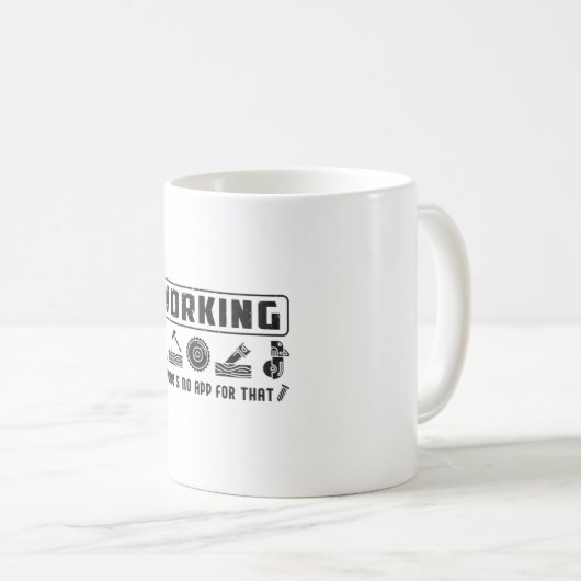 Woodworker Holzbearbeitung Funny Gift Idee Kaffeetasse (VorderseiteRechts)
