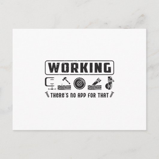Woodworker Holzbearbeitung Funny Gift Idee Postkarte (Vorderseite)