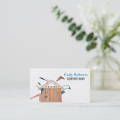 Woodworker Tools Handyman Carpentry Carpenter Visitenkarte (Stehend Vorderseite)