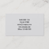 Woodworker Tools Handyman Carpentry Carpenter Visitenkarte (Rückseite)