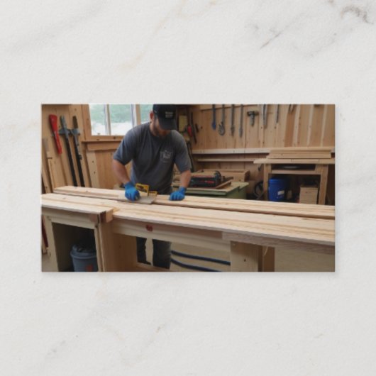 Woodworker-Visitenkarte Visitenkarte (Vorderseite)