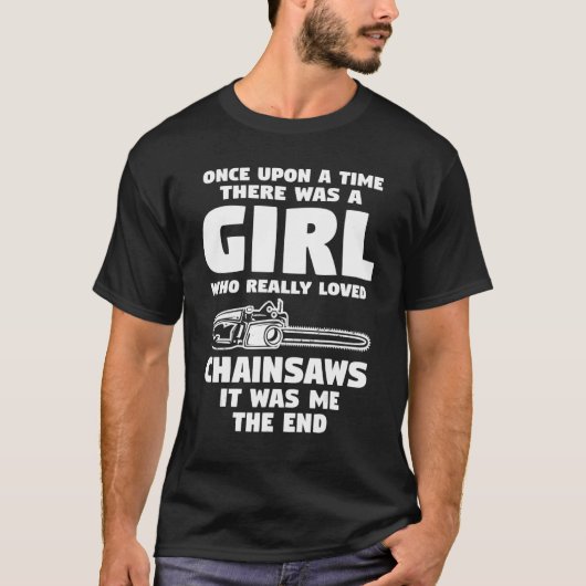 Woodworker Woodworking Chainsaw T-Shirt (Vorderseite)