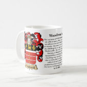 Woodworth, der Ursprung, die Bedeutung und das Kaffeetasse (Vorderseite Links)