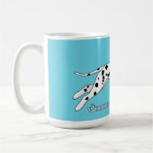 Woodwynd Dalmatians black & liver Kaffeetasse (Links)