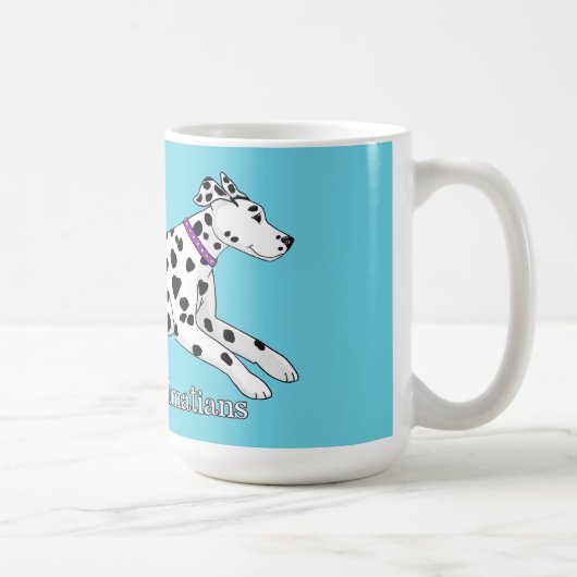 Woodwynd Dalmatians black & liver Kaffeetasse (Rechts)