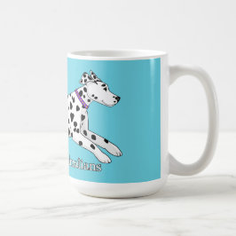 Woodwynd Dalmatiner schwarz & leberfarben Kaffeetasse