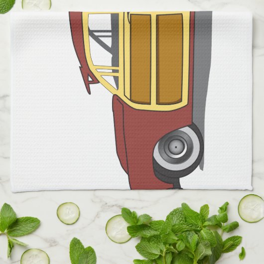 Woody-Auto Küchentuch (Gefaltet)